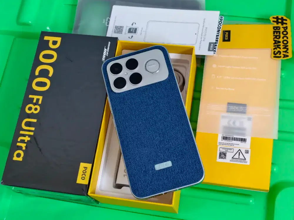 POCO F8 ULTRA Denim Blue RAM 16GB / 512GB Fullset Ori