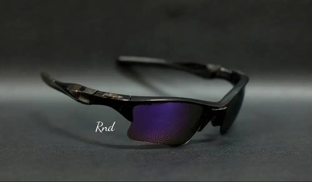 Kacamata oakley half jacket 2.0 asian fit polished black deep purple