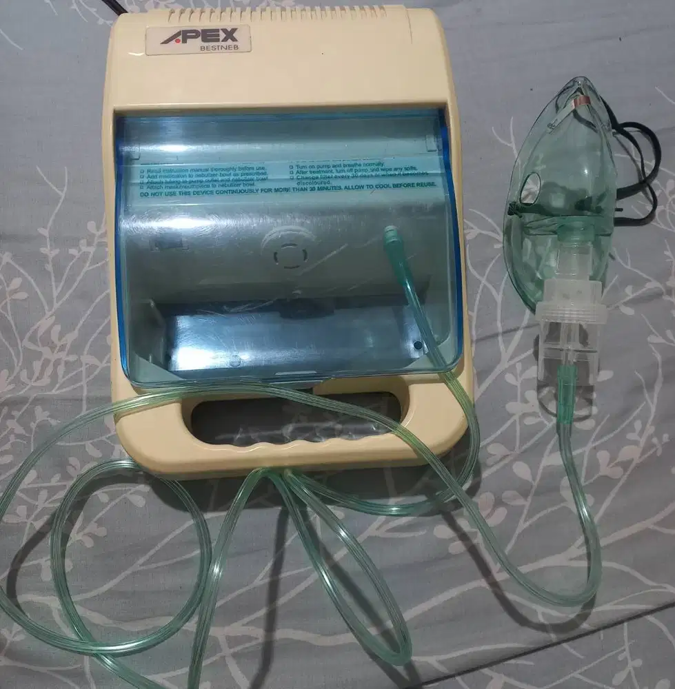 Apex Compresor Nebulizer,O8I3IO755OOO,Lengkap Masker,Selang,normal,NET