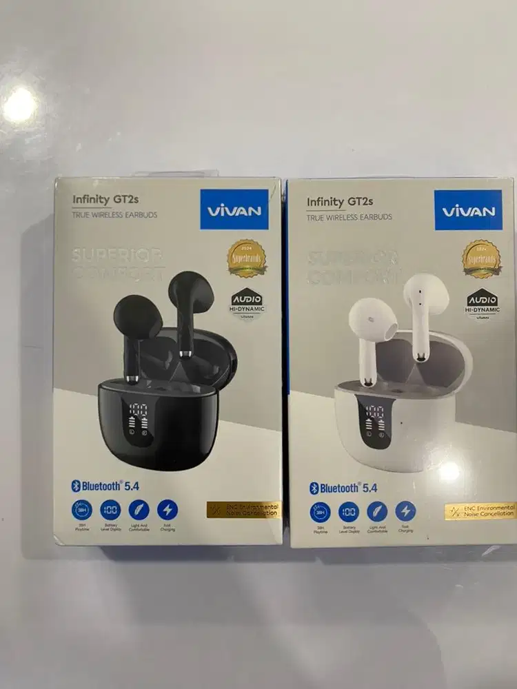 HF TWS Vivan GT2S Black / White