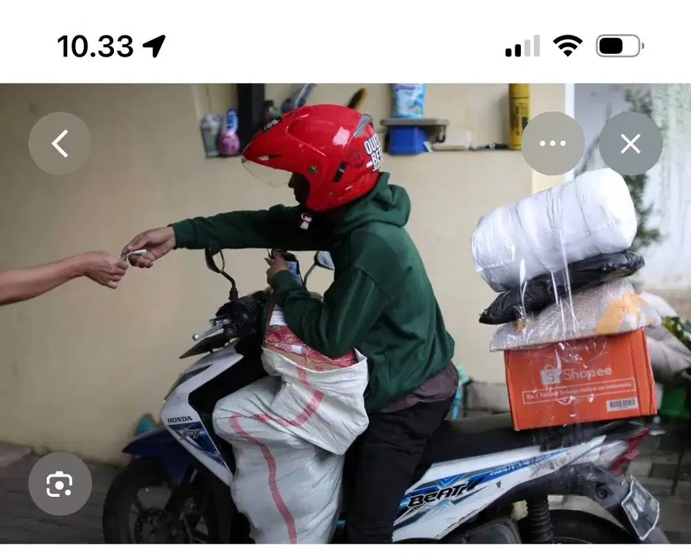 Driver kirim barang Pancong