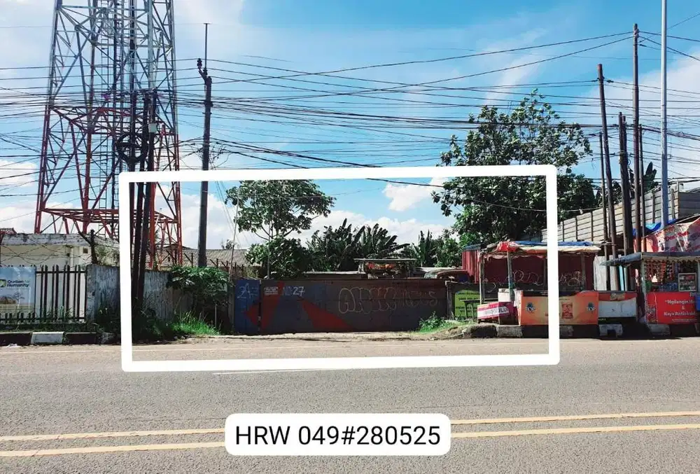 Dijual Tanah SHM di Jl. Akses Tol Cimanggis (Pinggir Jalan Langsung)