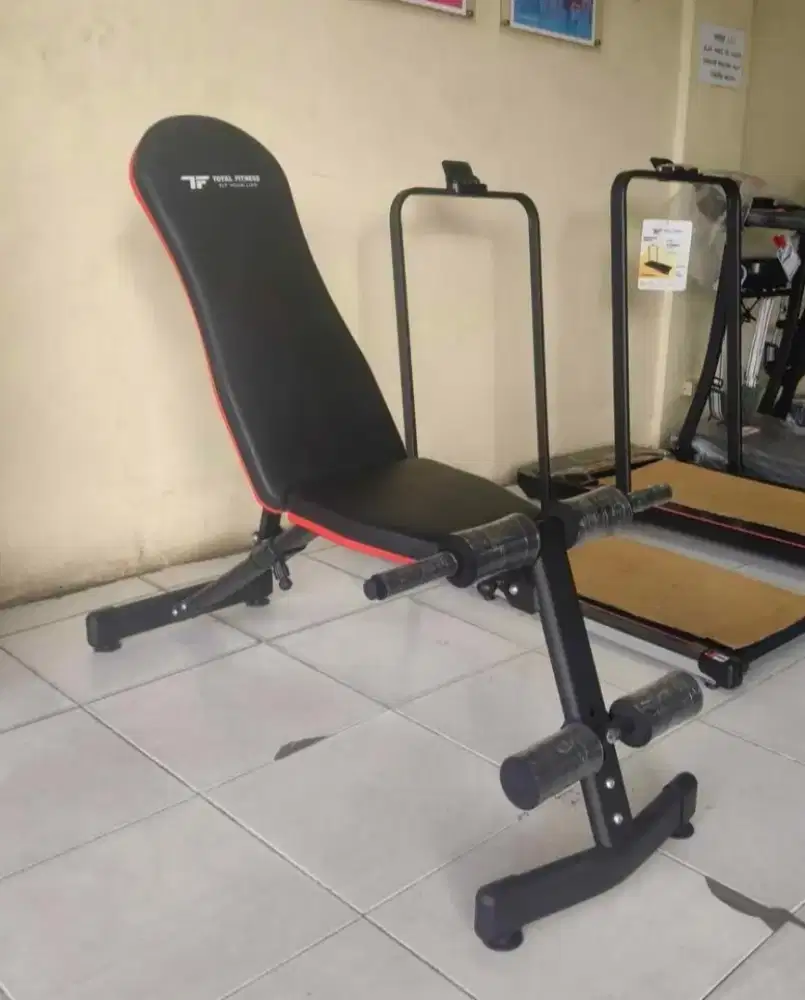 ALAT FITNESS KURSI SIT UP DUMBELL TALI ELASTIS AJUST BENCH