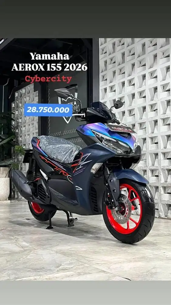 YAMAHA AEROX 155 CYBERCITY 2025 | SPORTY & GAGAH | READY