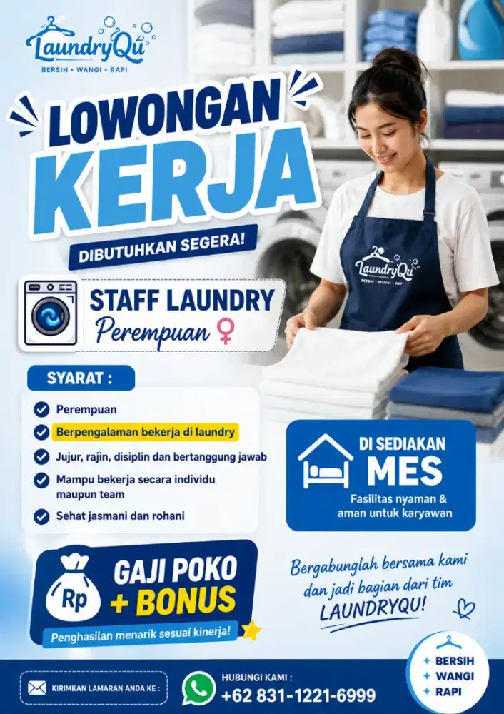 Di cari pegawai londri