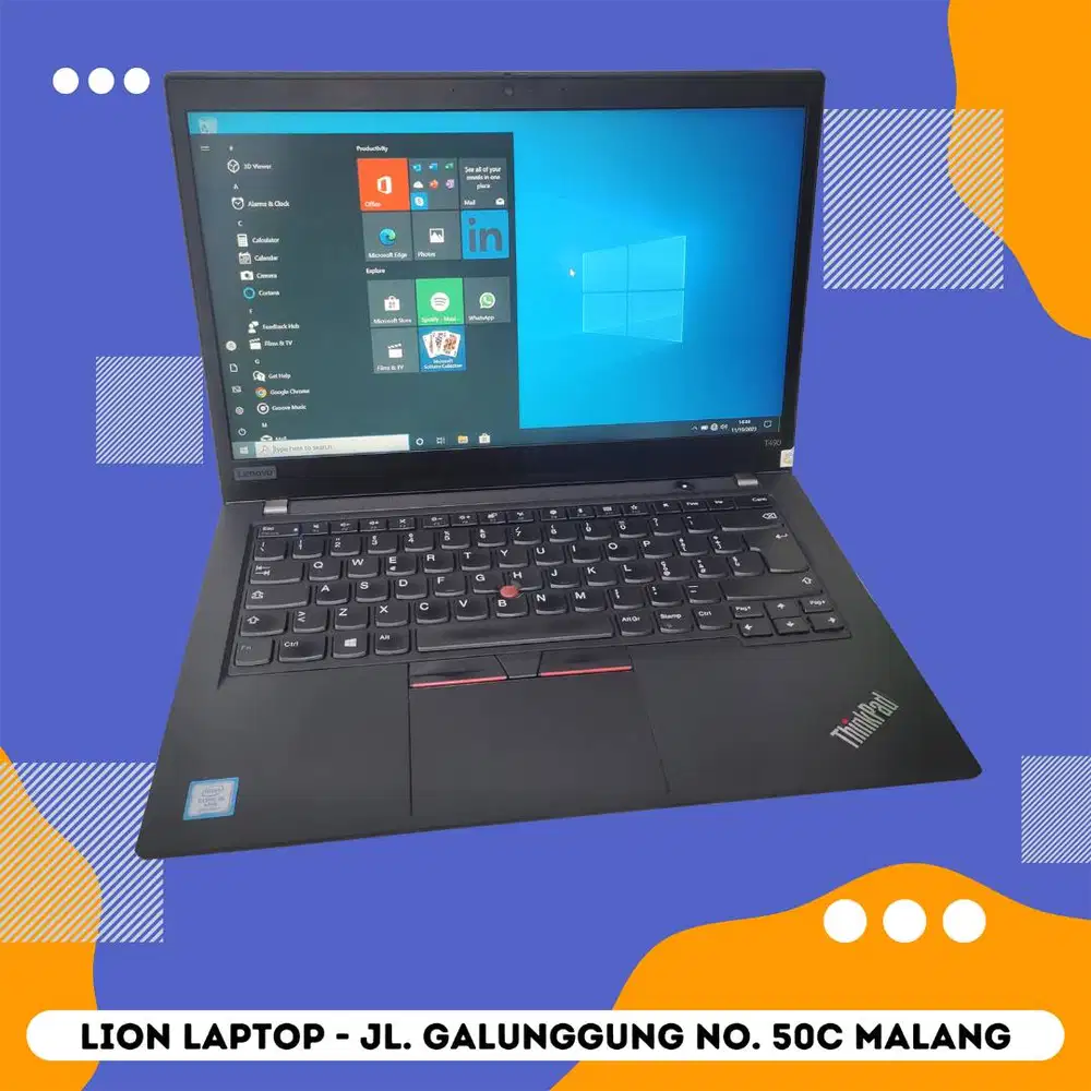 RAM 16GB i5 Gen 8 SSD 256GB Lenovo Thinkpad T490 [17|08]