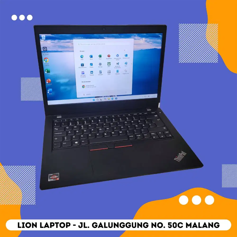 Gaming/Editing AMD Ryzen 5 PRO 8/256 MULUS Lenovo Thinkpad L14 Gen 1 [