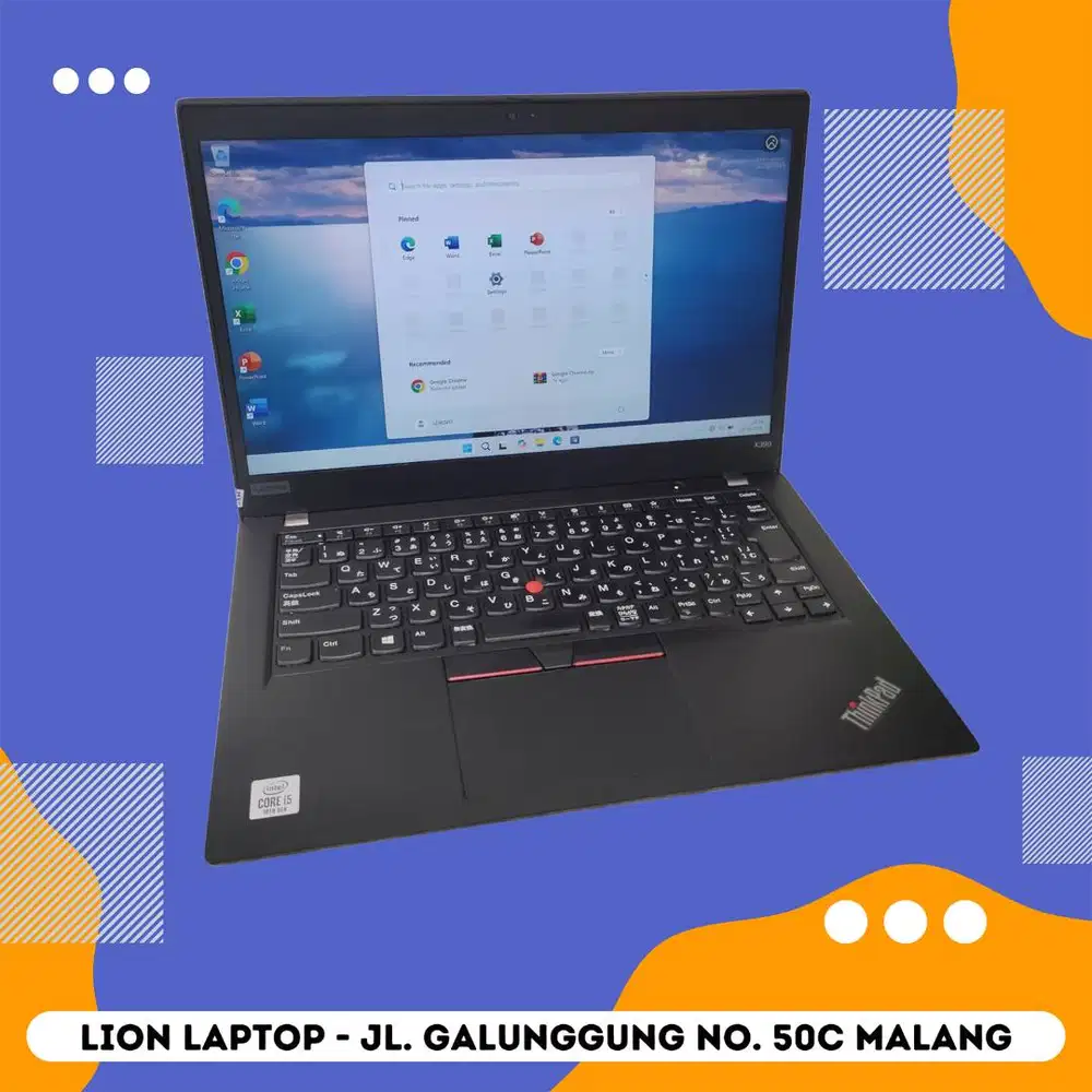 i5 GEN 10 Murah RAM 8GB Lenovo Thinkpad X390 [17|08]
