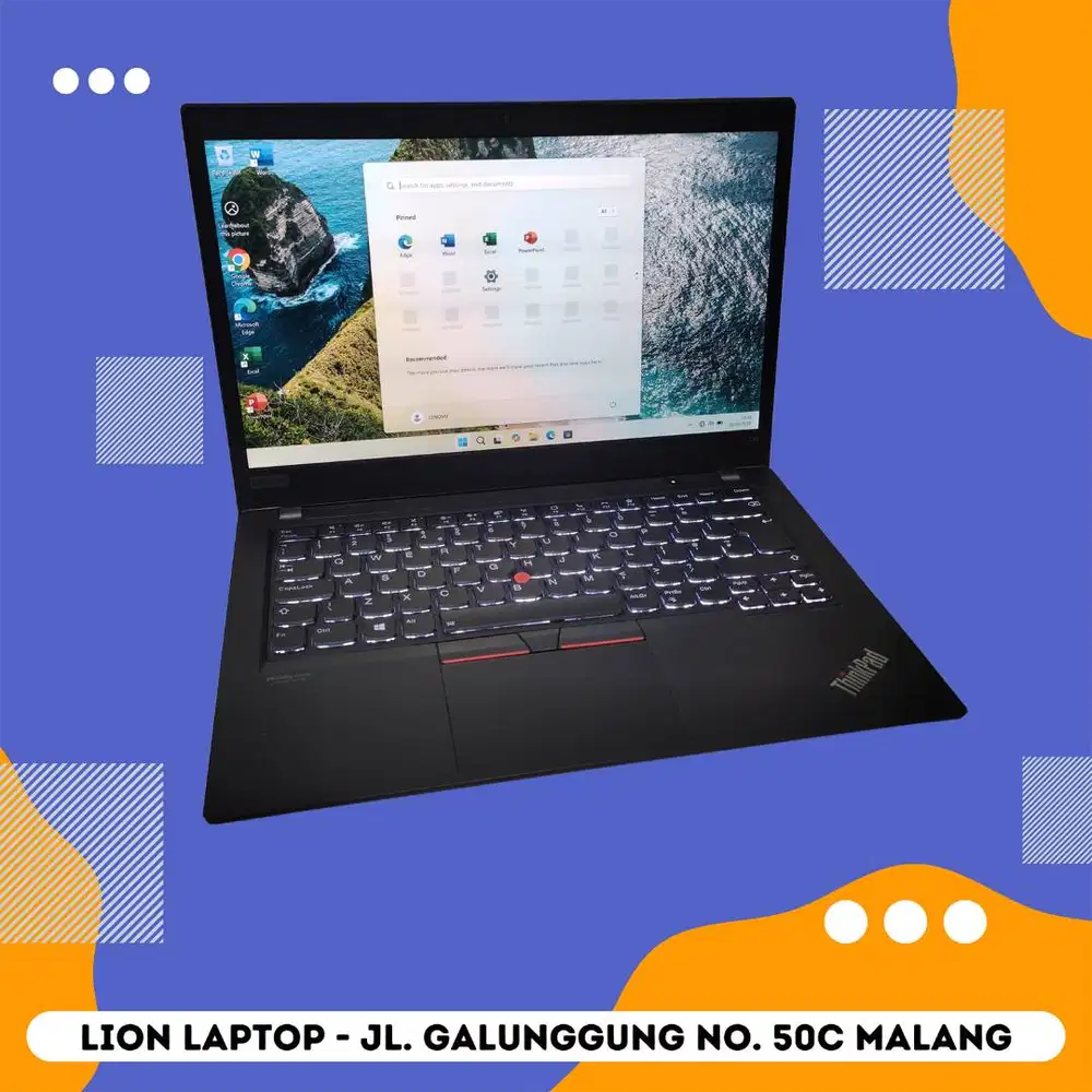 RAM 16GB i5 Gen 11 SSD 256GB Lenovo Thinkpad T14 gen 2i [17|08]