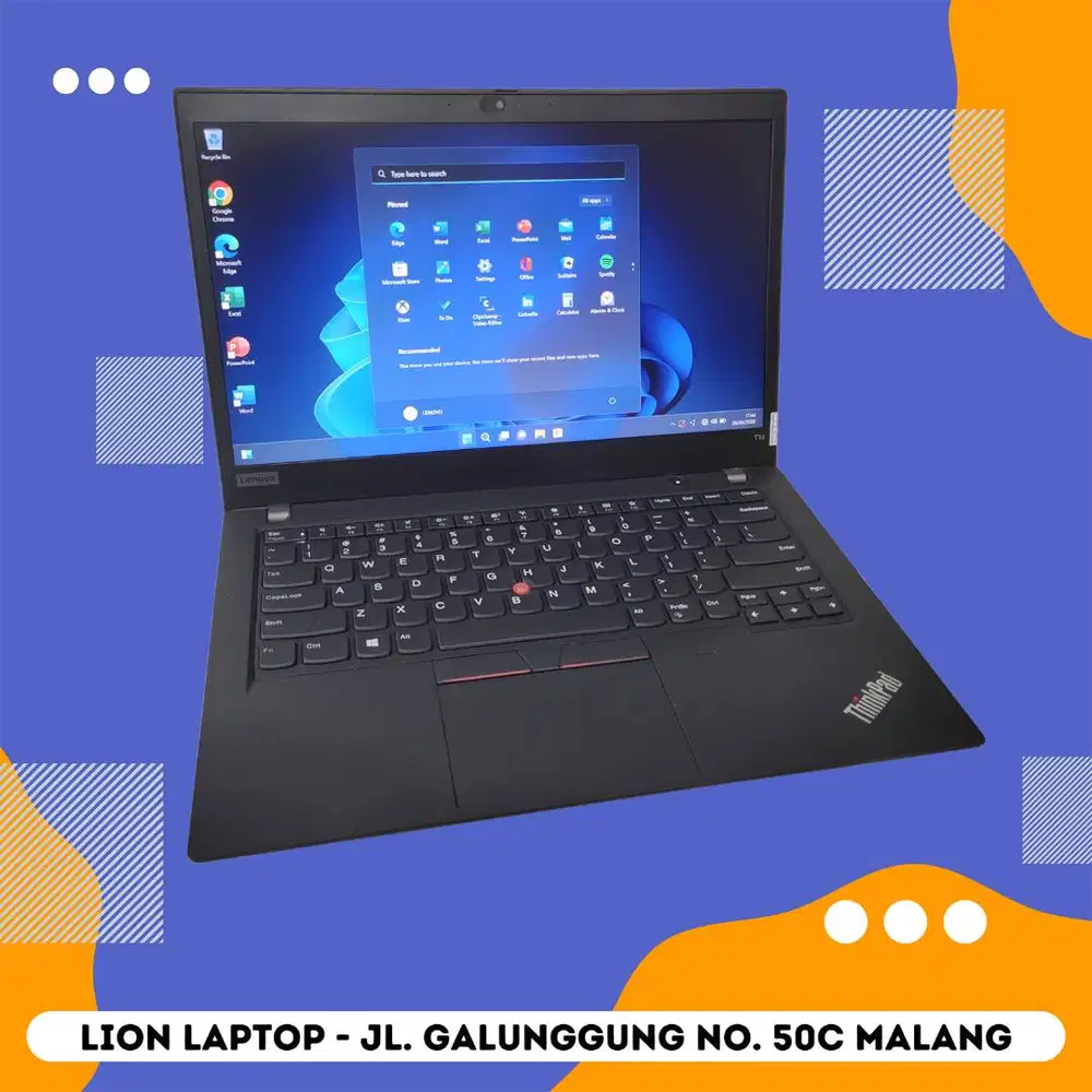RAM 16GB Core i5 Gen 10 SSD 256GB Lenovo Thinkpad T14 gen 1 [17|08]