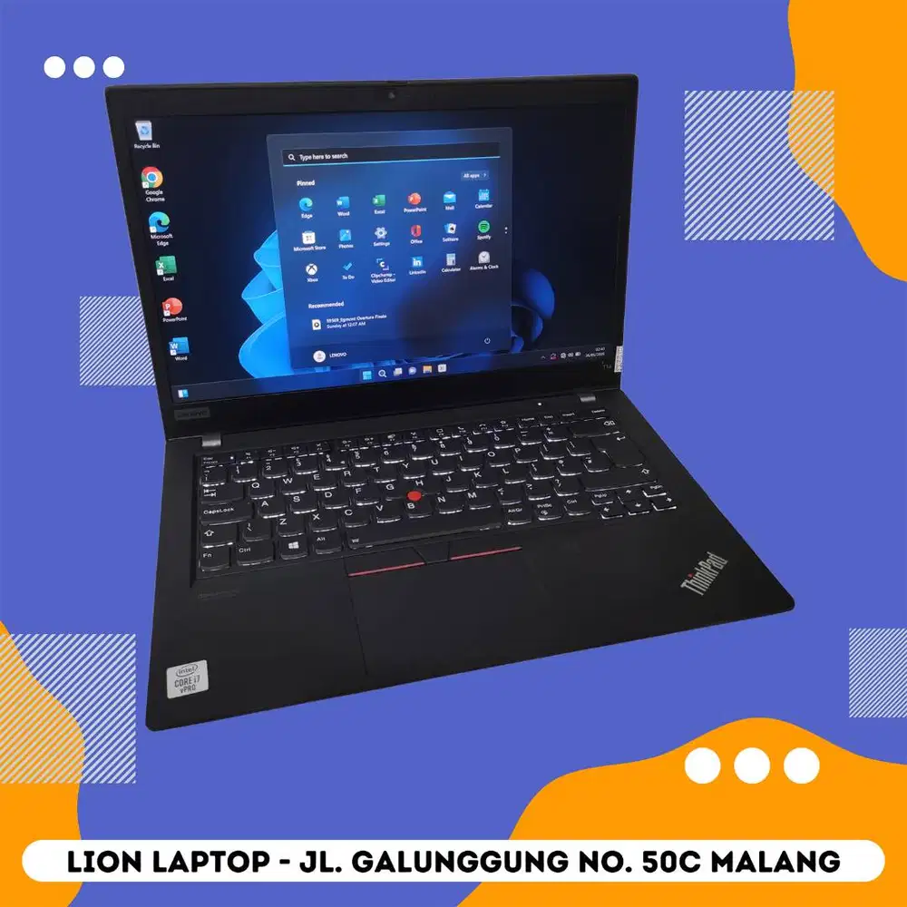 RAM 16GB i7 Gen 10 SSD 256GB Lenovo Thinkpad T14 gen 1 [17|08]