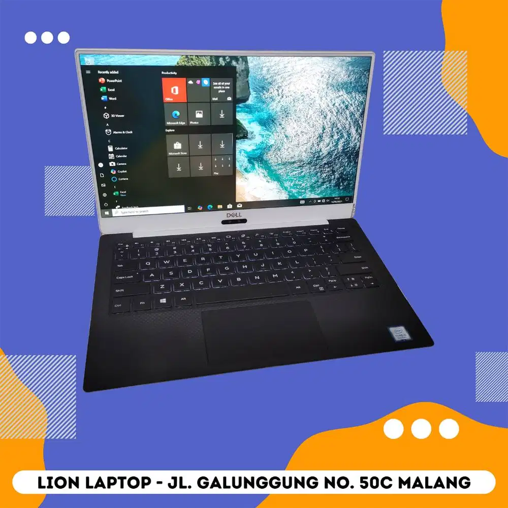 Slim & Ringan Core i5 RAM 8 SSD 256 DELL XPS 13 9370 [17|08]