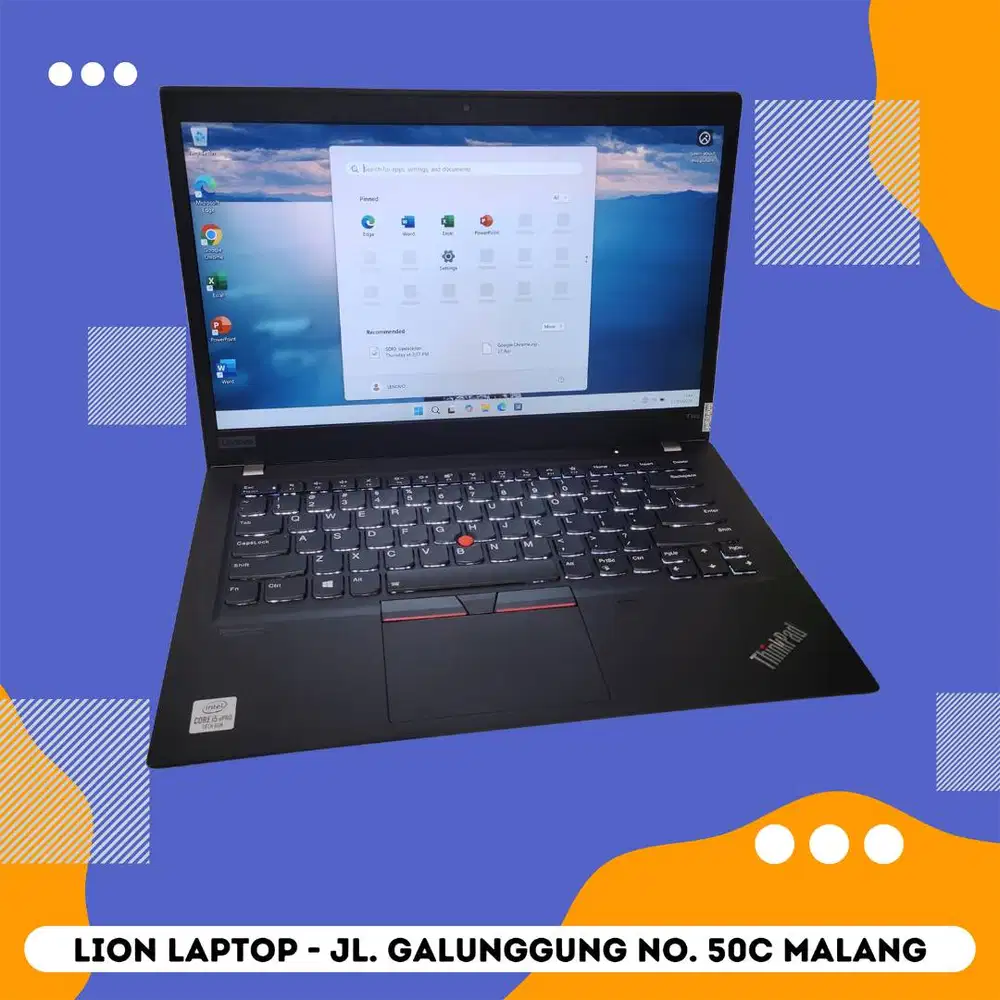 RAM 16GB Slim Core i5 Gen 10 SSD 256GB Lenovo Thinkpad T14s [17|08]