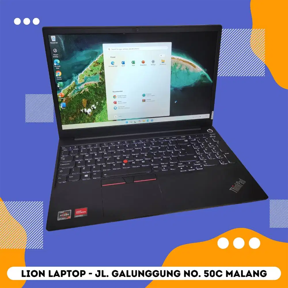 Gaming/Editing AMD Ryzen 5 RAM 8GB Lenovo Thinkpad E15 [17|08]