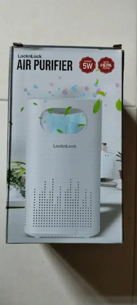 Locknlock Air Purifier 5 Watt ukuran mini air purifier 10cm