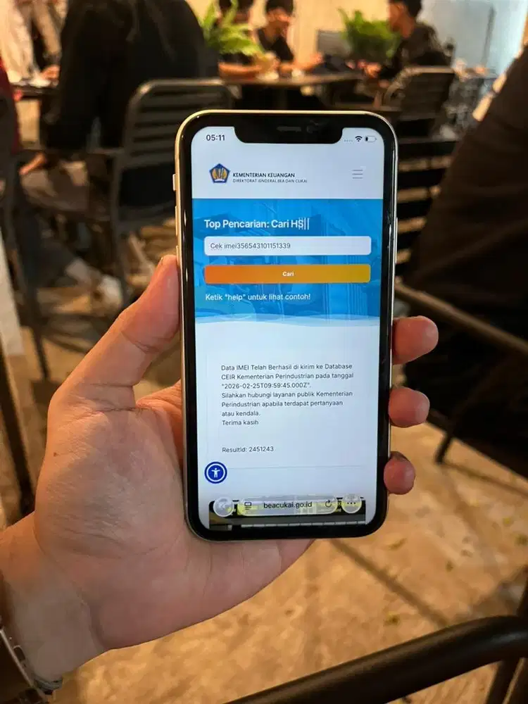 Iphone 11 128gb beacukai permanen