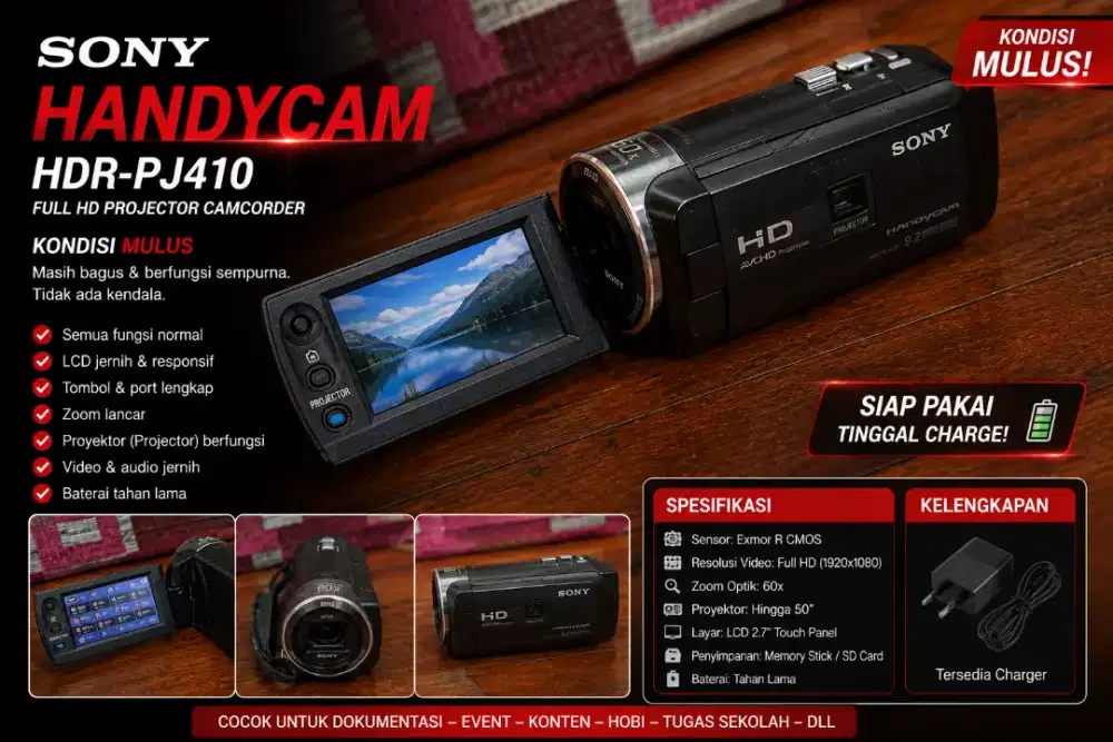 Handycam Sony PJ 410