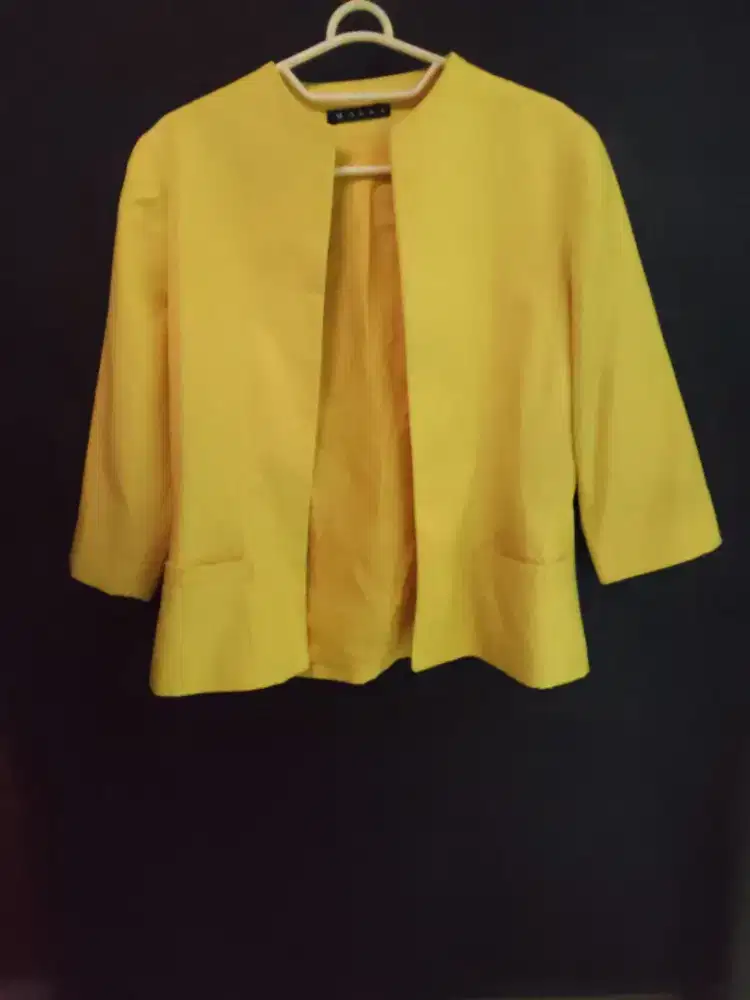Blazer Wanita (kuning stabilo)