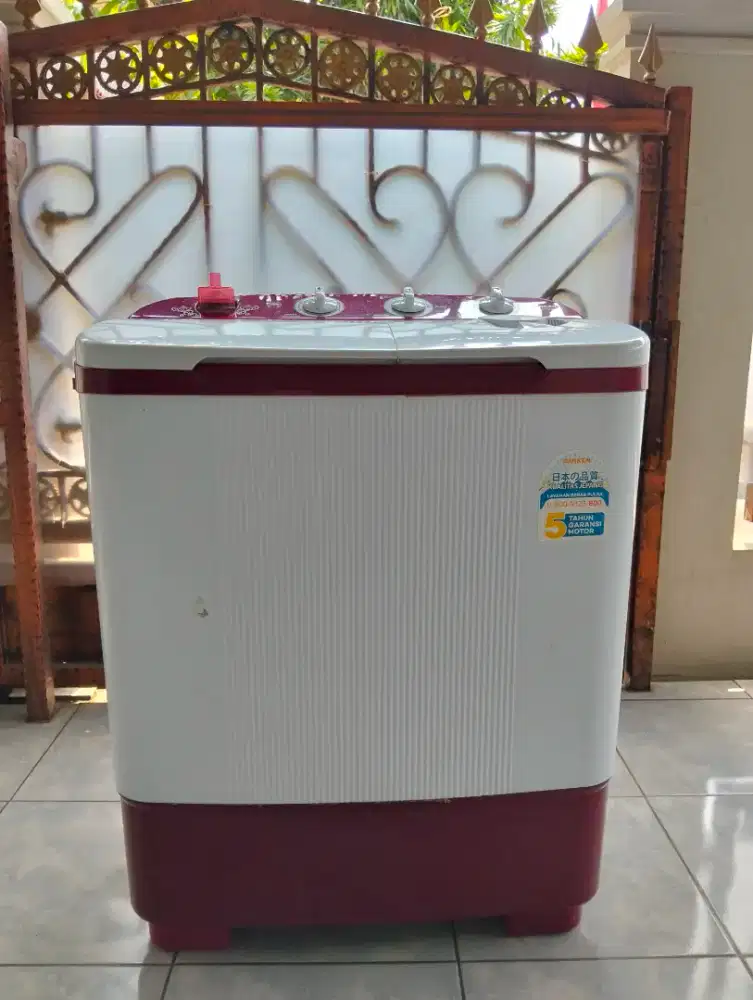 Mesin cuci sanken 2 tabung