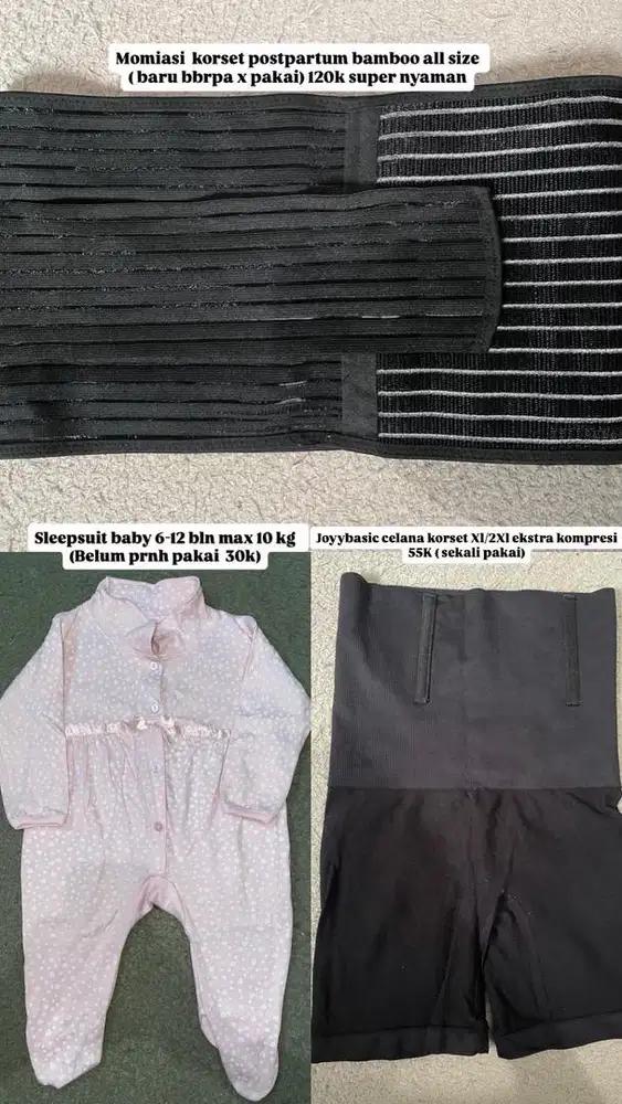 Perlengkapan ibu dan bayi