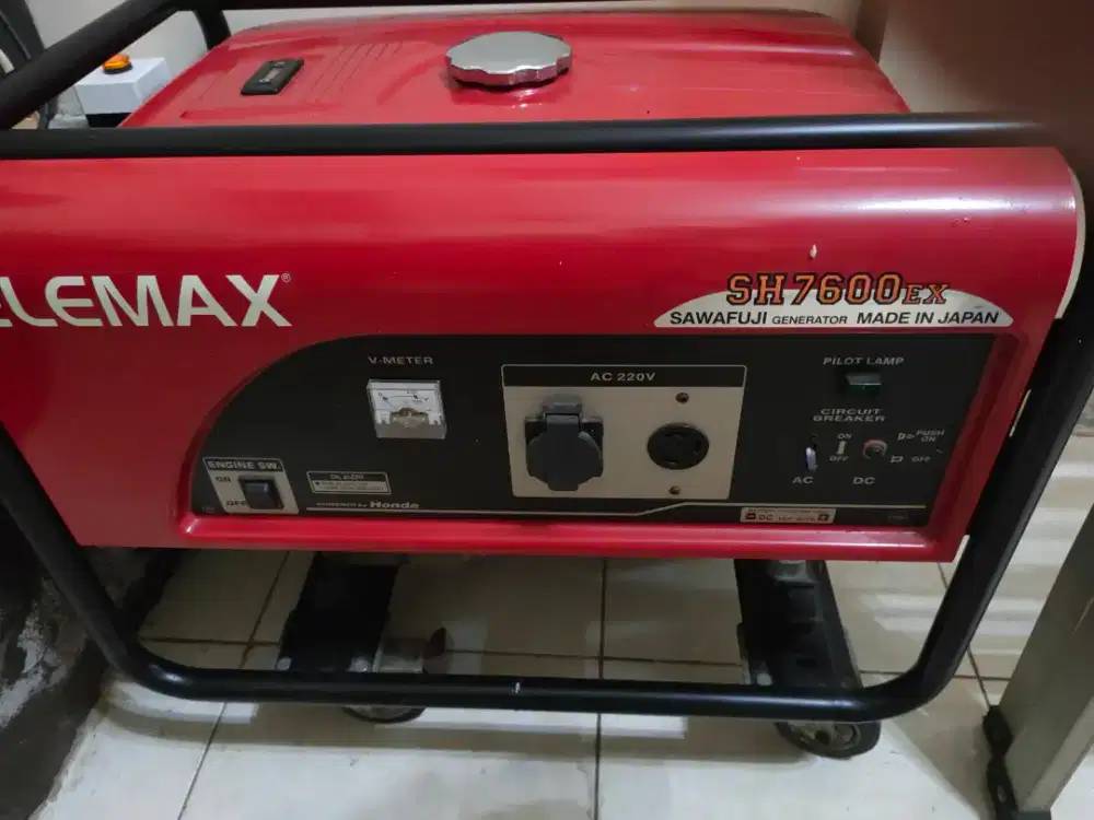 DiJual Genset Elemax Honda SH7600 Ex 20jt aja