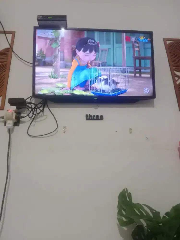 Jual tv sharp lengkap sampe ke antena,setobox,youtube