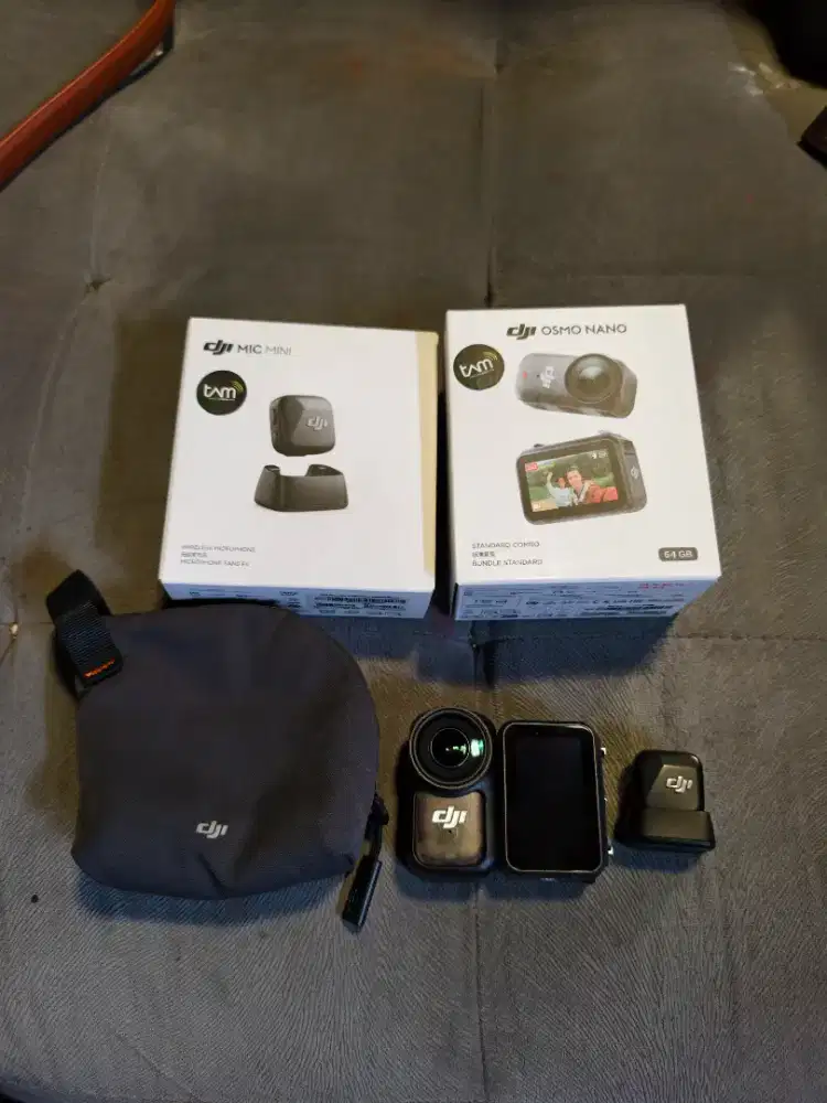 Dji Osmo Nano + Dji Mic Mini, Like New Garansi Panjang