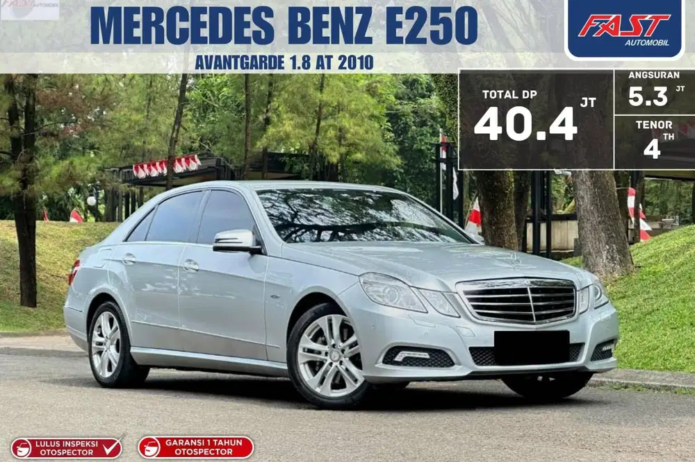 MERCY E250 2010 AVANTGARDE 1.8 AT LOW KM.66RB PAJAK PANJANG