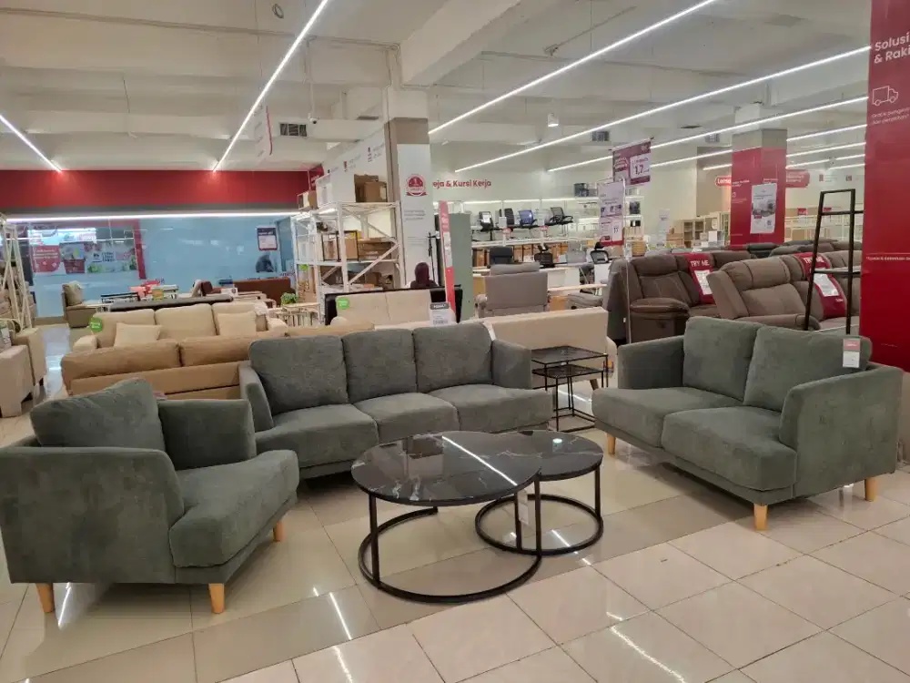SOFA SET MINIMALIS DAN MEJA CICILAN 0%