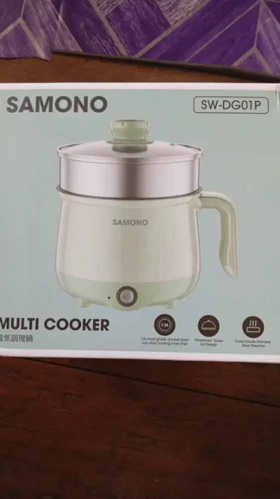 SAMONO panci listrik serbaguna, 1 5 Liter
