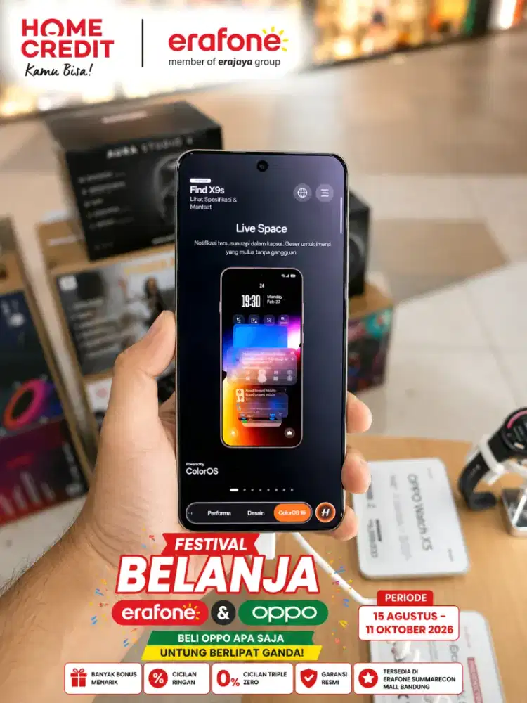 OPPO Find X9s | Erafone Summarecon Bandung | Home Credit