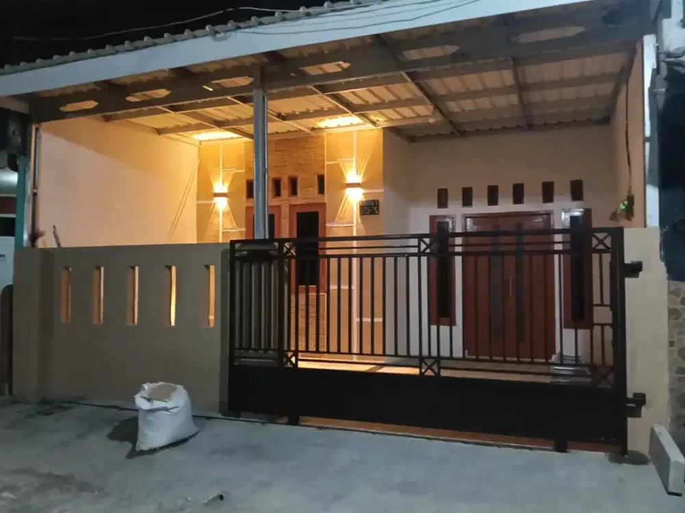 Cuma 9.33 Jt/M Rumah Baru Renov Taman Wisma Asri 1 Teluk Pucung Bekasi Utara *y13eanti