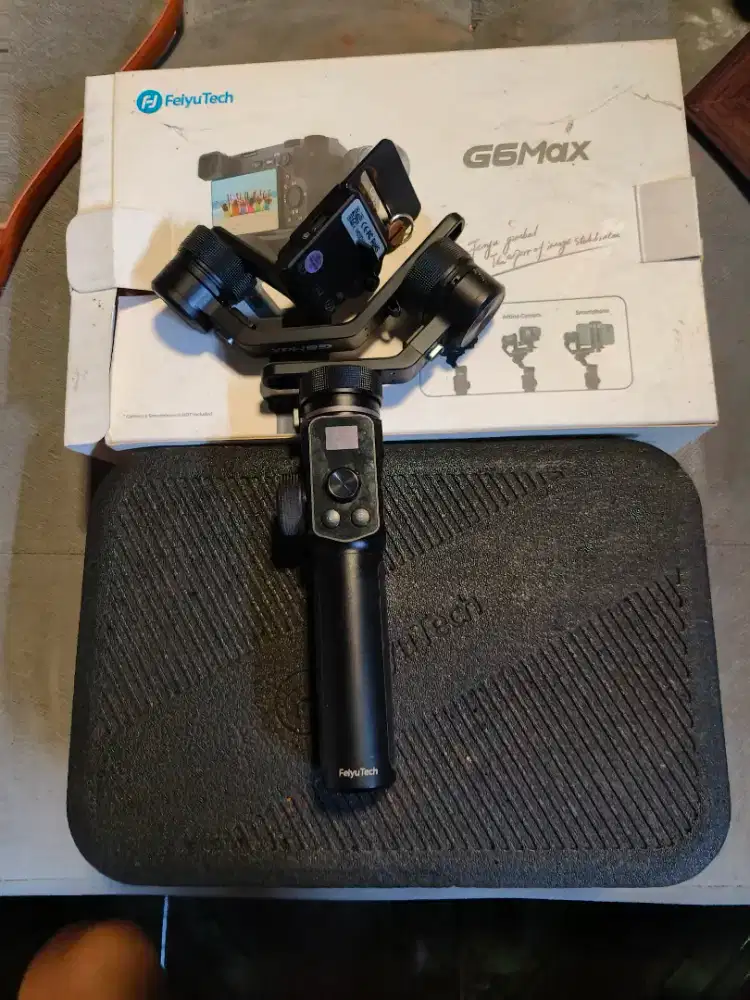 Feiyu G6 Max, Gimbal Stabilizer Multifungsi Bisa Mirrorless Bisa Hp