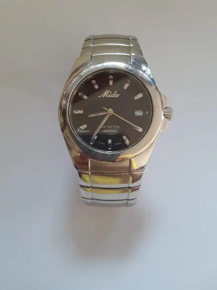 MIDO Swiss Made Vintage Original 100M Sapphire Crystal Full Set
