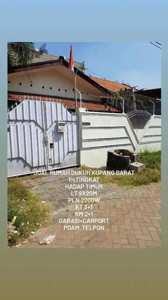 Dijual rumah surabaya barat