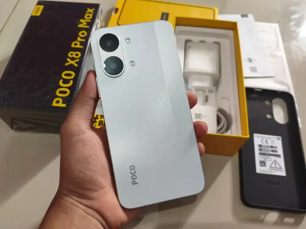 Poco X8 Promax 5G 12/256GB Likenew Baru 1 Minggu Fullset