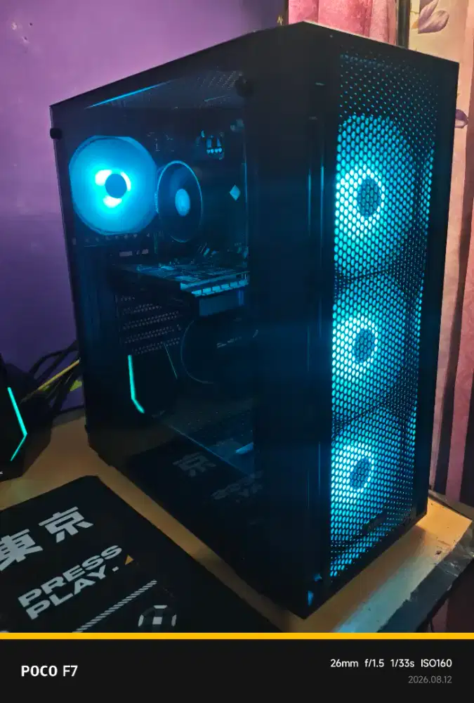 Pc gaming ryzen 5 5500 vga gtx 1650 4gb ram 16gb