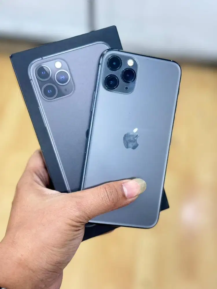 Iphone 11 pro 64Gb gray second resmi ibox mulus no minus fullset ori