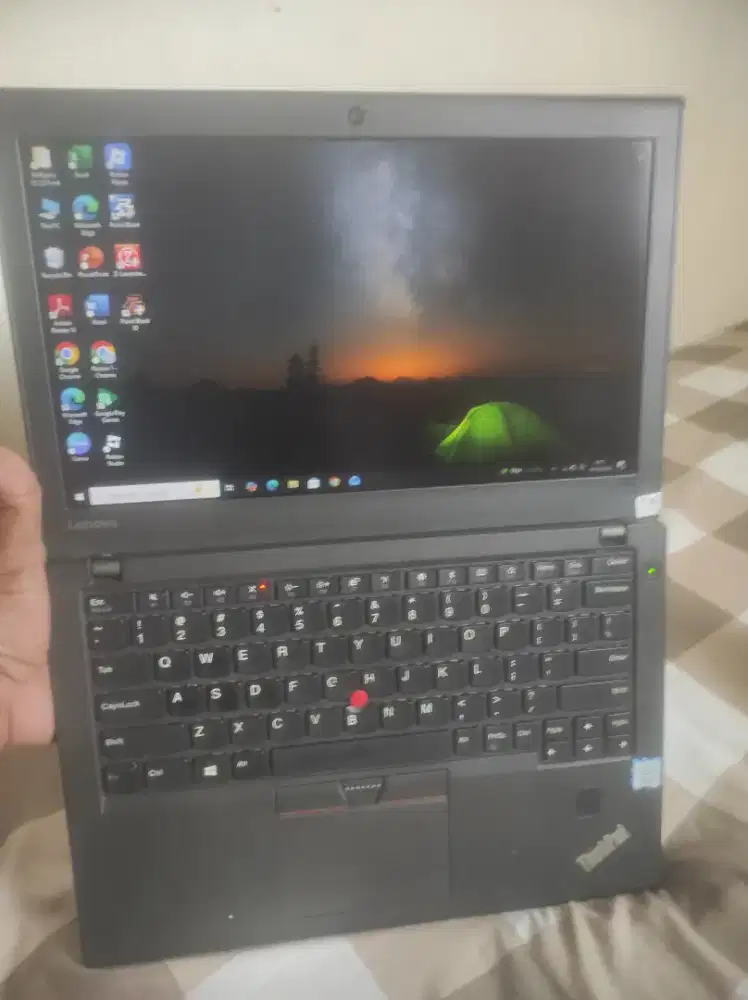 Laptop Lenovo Thinkpad x270 jarang di pakai