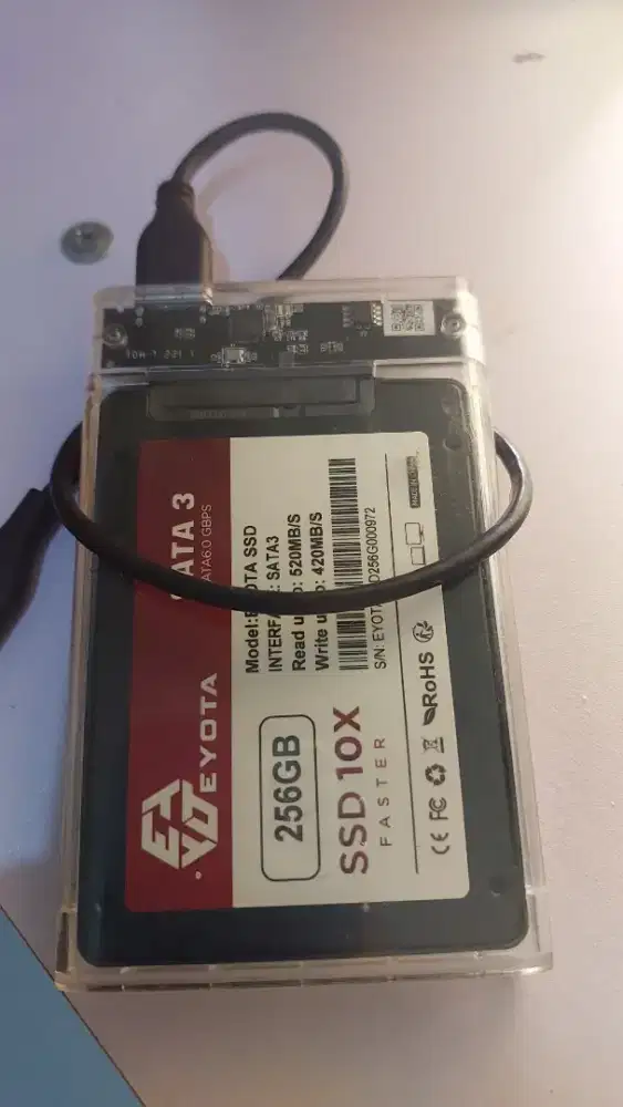 SSD EYOTA SATA 3 Super Kencang Performance 100% Health 100%