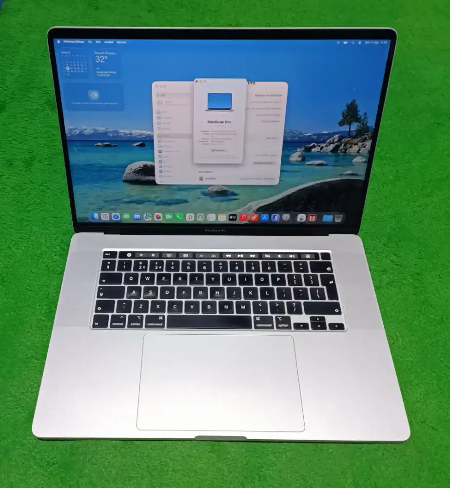 MacBook Pro 2019 16inch i7 16/512 Silver Touchbar Dual VGA Murah