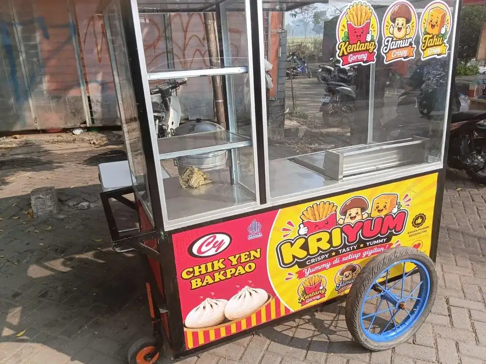 Dijual Gerobak Jualan Siap Pakai