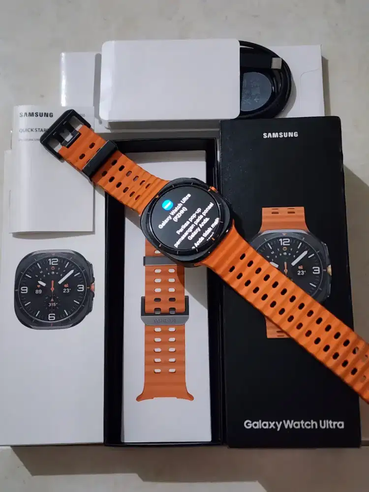 Samsung Watch Ultra 47MM, warna Gray SEIN, kondisi 99,9% Mulus,