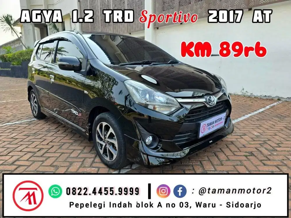 [ Low KM 89rb ] AGYA TRD Sportivo 2017 AT