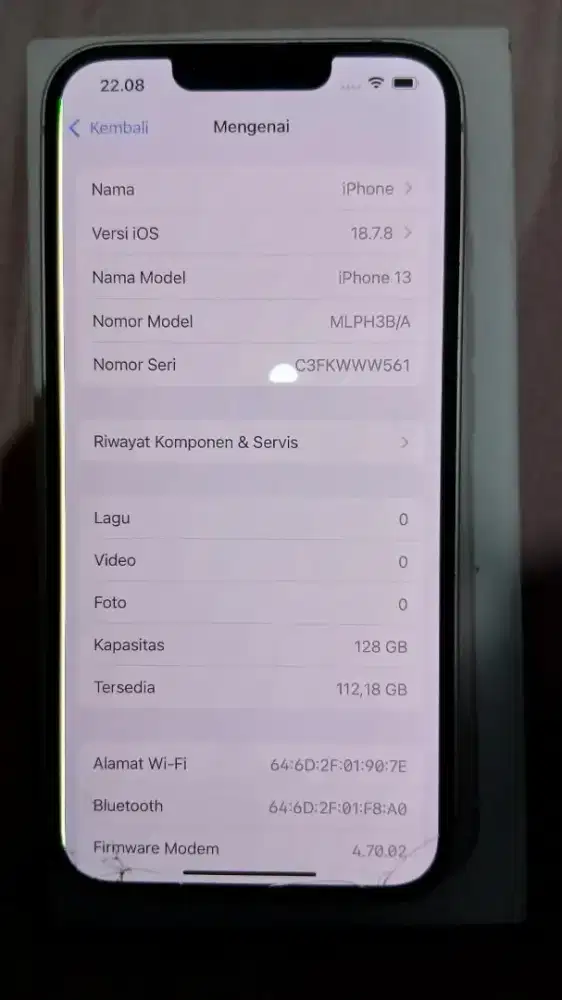 IPHONE 13 128 INTER