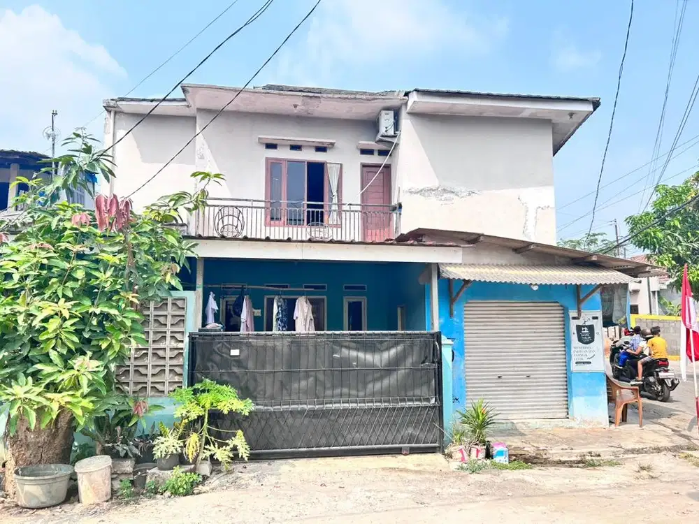 DIJUAL RUMAH 2 LANTAI + 4 KIOS USAHA - CILEUNGSI