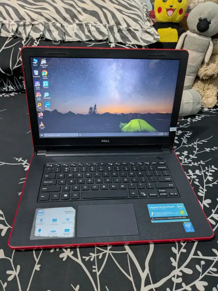 Laptop Dell Inspiron 14-3000 Core I3 Ram 4 Normalan Tinggal Pake