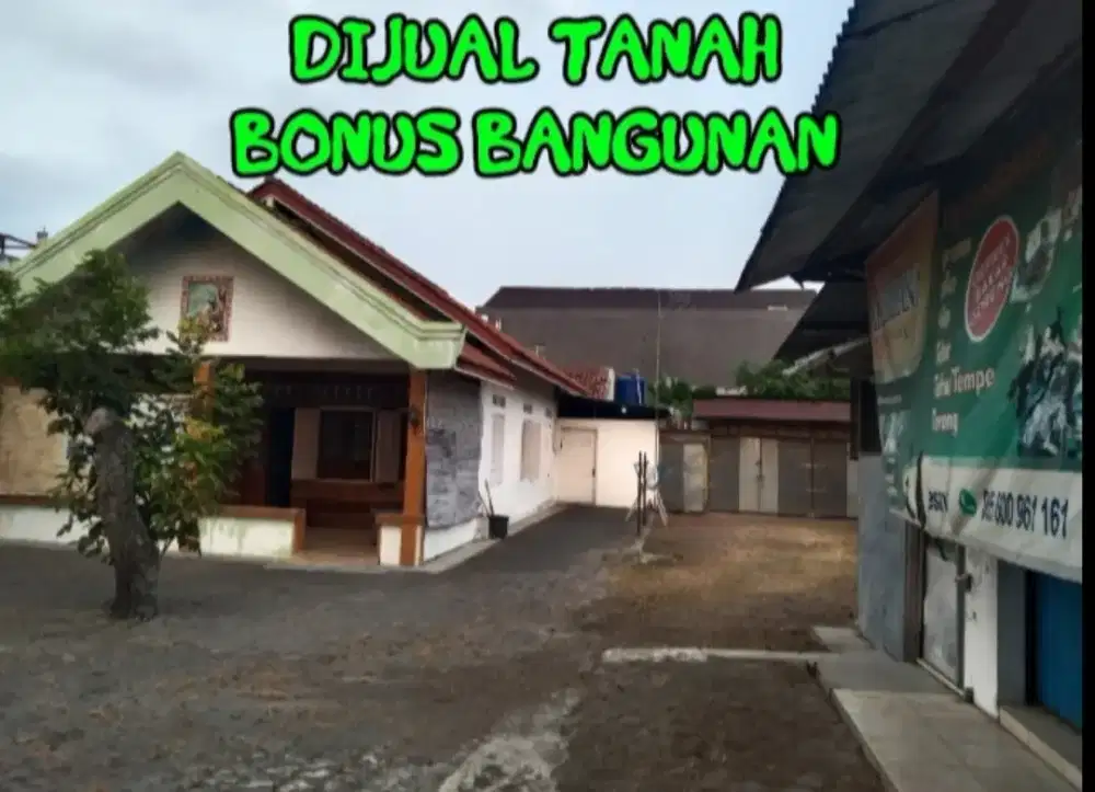 Dijual tanah bonus bangunan