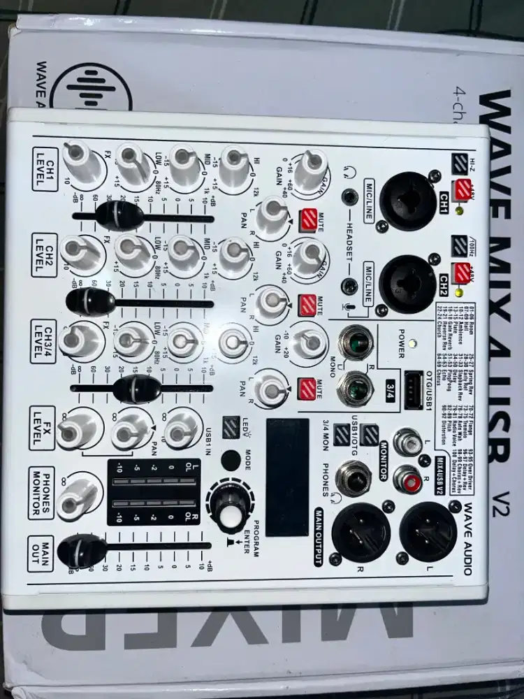 Mixer Audio interface Wave Mix 4 USB V2