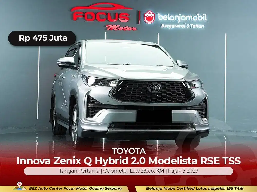 [ LOW KM ] Toyota Innova Zenix Q Hybrid 2.0 Modelista TSS 2024/2025